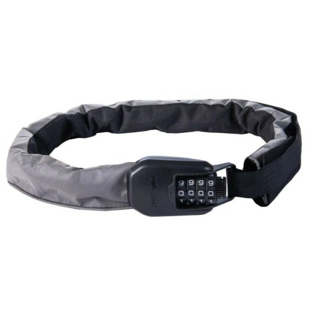 Antivol à Chaîne Hiplok Spin 6x750mm Argent Réfléchissant 3 Antivol à Chaîne Hiplok Spin 6x750mm Argent Réfléchissant