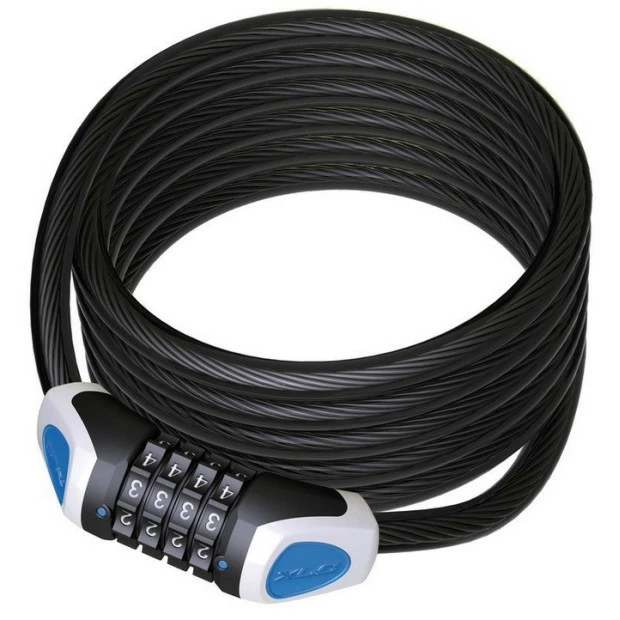 Antivol à Spirale XLC Ronald Biggs III 15x1850mm Noir 3 Antivol à Spirale XLC Ronald Biggs III 15x1850mm Noir