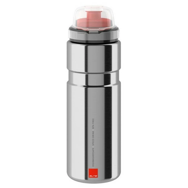 Bidon Gravel/VTT Elite Syssa Race Acier 750ml Argent 4 Bidon Gravel/VTT Elite Syssa Race Acier 750ml Argent – Image 2