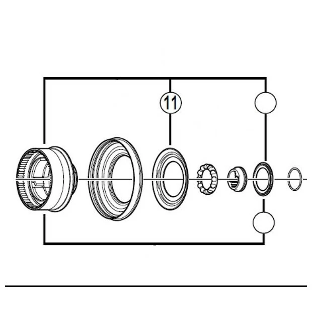 Cache Poussière Shimano Nexus 7 V (Y33Z26000) 3 Cache Poussière Shimano Nexus 7 V (Y33Z26000)