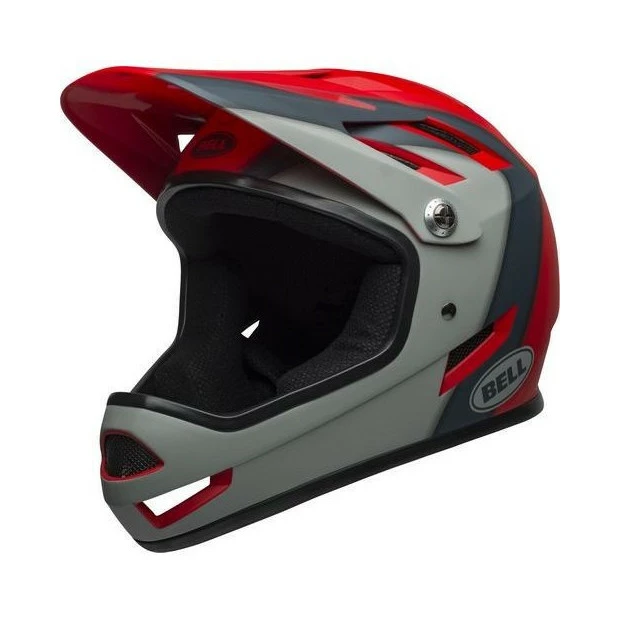 Casque Bell Sanction Rouge/Gris 4 Casque Bell Sanction Rouge/Gris – Image 2