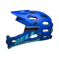 Casque Bell Super 3R MIPS Bleu Mat/Bleu Clair -VTT Petitprix casque bell super 3r mips bleu mat bleu clair 2