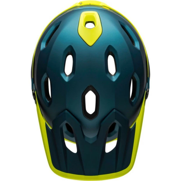 Casque Bell Super DH MIPS Bleu/Jaune Fluo 7 Casque Bell Super DH MIPS Bleu/Jaune Fluo – Image 5