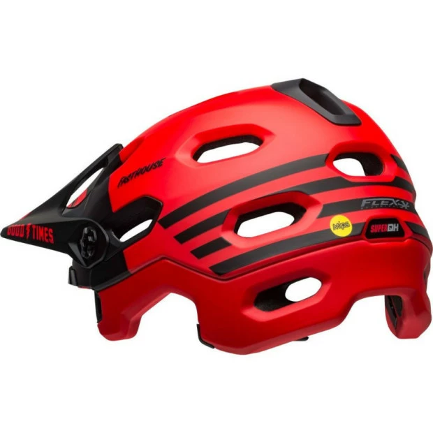 Casque Bell Super DH MIPS Rouge/Noir FastHouse 5 Casque Bell Super DH MIPS Rouge/Noir FastHouse – Image 3