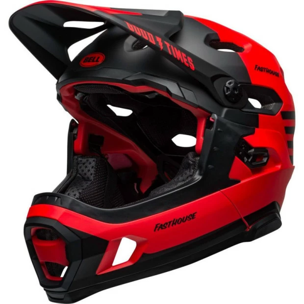 Casque Bell Super DH MIPS Rouge/Noir FastHouse 3 Casque Bell Super DH MIPS Rouge/Noir FastHouse