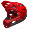 Casque Intégral Bell Super Air R MIPS Rouge/Gris -VTT Petitprix casque integral bell super air r mips rouge gris