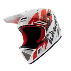 Casque Intégral Kenny Decade Graphic Trash Blanc/Rouge