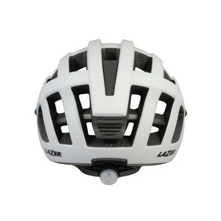 Shimano Casque Lazer Compact DLX Blanc Mat 6 Shimano Casque Lazer Compact DLX Blanc Mat – Image 4