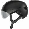 Casque Ville Abus Hud-Y ACE Noir Velvet -VTT Petitprix casque ville abus hud y ace noir velvet