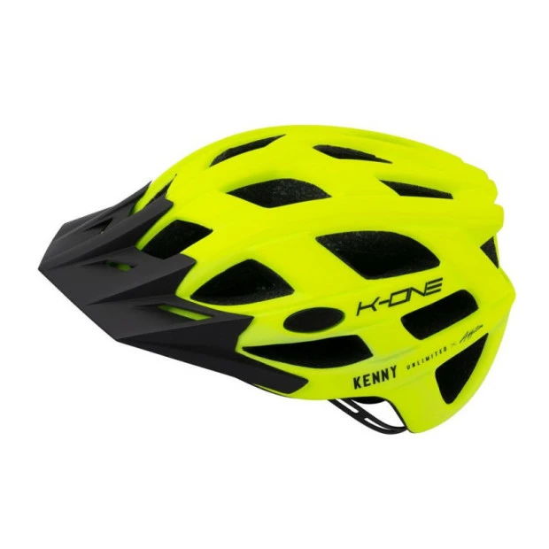 Casque VTT Kenny K-One Jaune Fluo 3 Casque VTT Kenny K-One Jaune Fluo