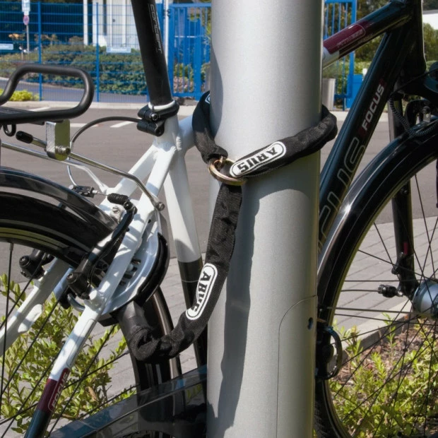 Chaîne D'antivol De Cadre Abus ACH 6KS/100 Noir + Sacoche De Transport ST 5950- 100 Cm 4 Chaîne D'antivol De Cadre Abus ACH 6KS/100 Noir + Sacoche De Transport ST 5950- 100 Cm – Image 2