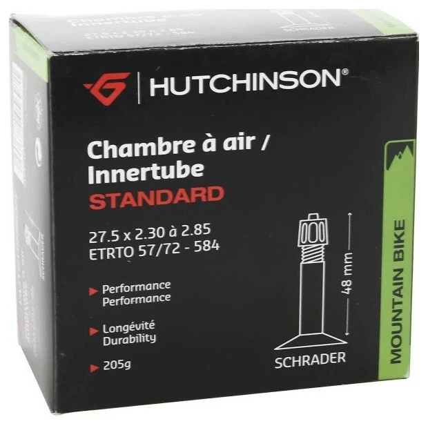 Chambre à Air Hutchinson Standard 27.5x2.30/2.85 - Schrader 48mm 3 Chambre à Air Hutchinson Standard 27.5x2.30/2.85 - Schrader 48mm