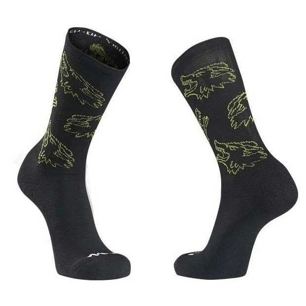 Chaussettes Hiver Northwave Core Noir/Vert 3 Chaussettes Hiver Northwave Core Noir/Vert