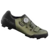 Chaussures VTT Shimano XC5 Vert Mousse -VTT Petitprix chaussures vtt shimano xc5 vert mousse