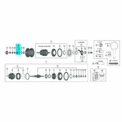 Cône Gauche Shimano Nexus SG-S7000-8 - Y31L98040