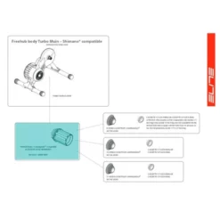 Corps Roue Libre Elite Turbo Muin - 1014222 -VTT Petitprix corps roue libre elite turbo muin 1014222 1