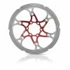 Disque XLC BR-X59 203 Mm Rouge/argent Usiné CNC -VTT Petitprix disque xlc br x59 203 mm rouge argent usine cnc