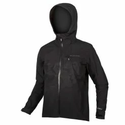 Veste VTT Imperméable Endura SingleTrack Waterproof Jacket II Noir L