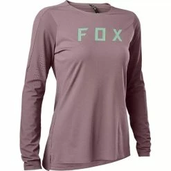 Maillot VTT Femme Manches Longues Fox Flexair Pro XS Violet XS Violet