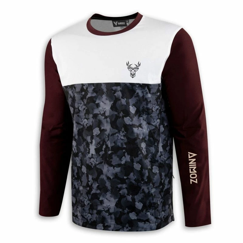 Maillot VTT Manches Longues Animoz Wild 2022 S Bleu 3 Maillot VTT Manches Longues Animoz Wild 2022 S Bleu