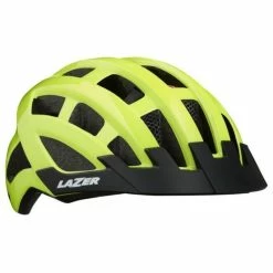 Casque Vélo Polyvalent Lazer DLX Flash Yellow 52-56cm Jaune Fluo
