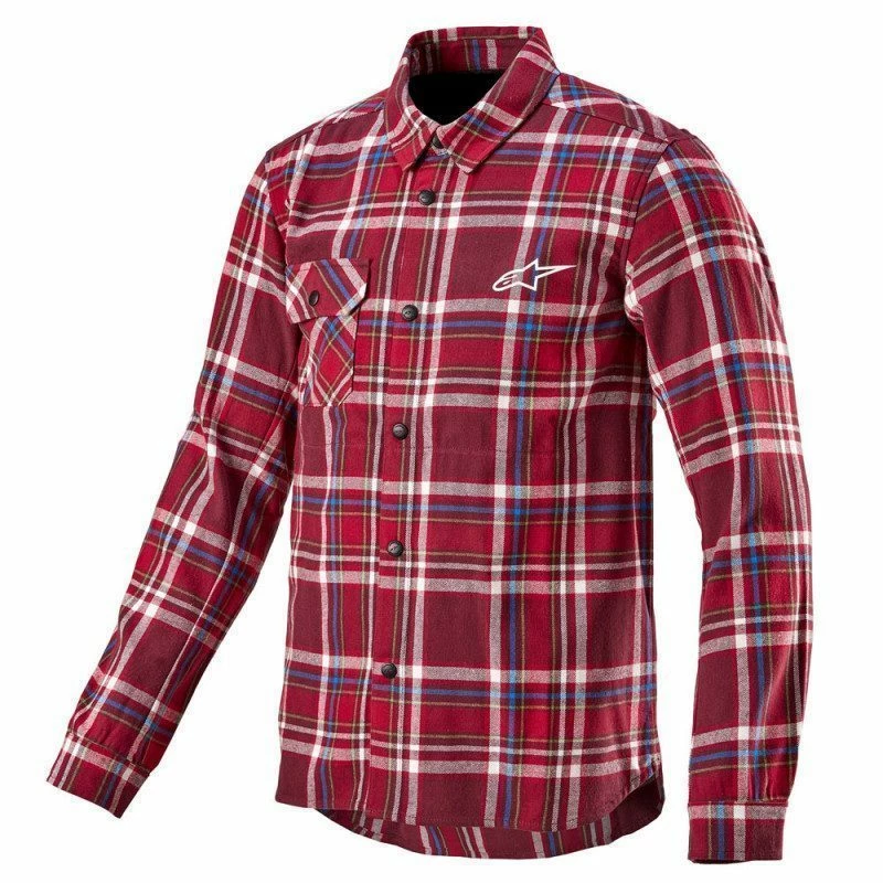 Chemise VTT Alpinestars Whistler Wind Block Plaid Rouge M 3 Chemise VTT Alpinestars Whistler Wind Block Plaid Rouge M