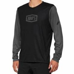 Maillot VTT Manches Longues 100% Airmatic Long Sleeve Jersey 2023 Noir S