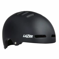 Casque Vélo Urbain Vélotaf Lazer Armor Mat + Led 55-59cm Noir Mat