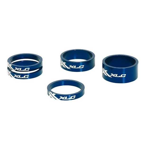 Kit Entretoise XLC AS-A02 1' 1/8 (5 / 5 / 5 / 10 / 15 ) Bleu 3 Kit Entretoise XLC AS-A02 1' 1/8 (5 / 5 / 5 / 10 / 15 ) Bleu