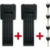 Lot De Deux Antivols Pliables Abus Bordo Granit X-Plus 6500 Noir SH - 85 Cm 1 Lot De Deux Antivols Pliables Abus Bordo Granit X-Plus 6500 Noir SH - 85 Cm -VTT Petitprix lot de deux antivols pliables abus bordo granit x plus 6500 noir sh 85 cm