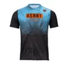 Maillot Enduro Manches Courtes Kenny Charger Dye Bleu -VTT Petitprix maillot enduro manches courtes kenny charger dye bleu