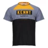 Maillot Enduro Manches Courtes Kenny Charger Gris -VTT Petitprix maillot enduro manches courtes kenny charger gris