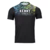 Maillot Enduro Manches Courtes Kenny Charger Noir Floral -VTT Petitprix maillot enduro manches courtes kenny charger noir floral