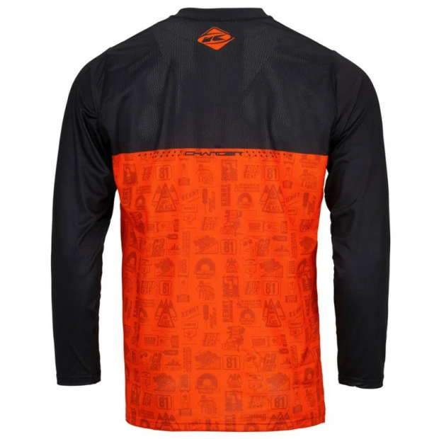 Maillot Enduro Manches Longues Kenny Charger Orange 4 Maillot Enduro Manches Longues Kenny Charger Orange – Image 2