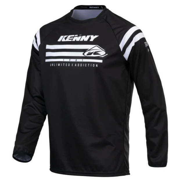 Maillot Kenny Track Raw Noir 3 Maillot Kenny Track Raw Noir