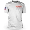 Maillot Manches Courtes Loose Riders Nasa Flight Crew Blanc -VTT Petitprix maillot manches courtes loose riders nasa flight crew blanc