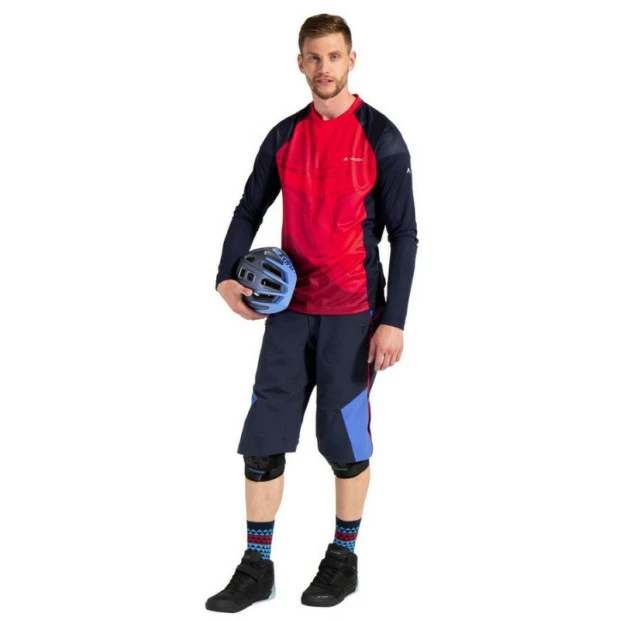 Maillot VTT Manches Longues Vaude Moab LS VI Rouge Mars 5 Maillot VTT Manches Longues Vaude Moab LS VI Rouge Mars – Image 3
