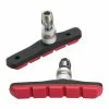 Patin V-Brake Monobloc Jagwire JS908T-R Rouge - [x 1 - Paire] -VTT Petitprix patin v brake monobloc jagwire js908 t x2 rouge