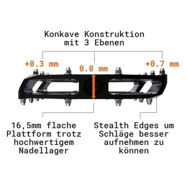 Pédales Plates Tatze MC-Air Axe Titane 5 Pédales Plates Tatze MC-Air Axe Titane – Image 3