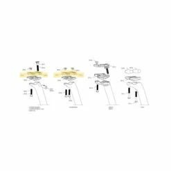 Deda-elementi Plaques Supérieures De Chariot De Tige De Selle Deda Elementi