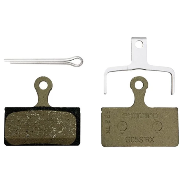 Plaquettes De Freins Shimano G05S-RX Organiques 3 Plaquettes De Freins Shimano G05S-RX Organiques