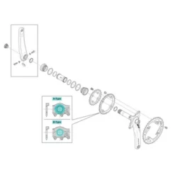 Plateau Shimano Deore XT Intérieur 32T B-Type - Y1MM98130 -VTT Petitprix plateau shimano deore xt fc t781 interieur 32t b type y1mm98130 1