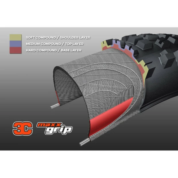 Pneu Maxxis Minion DHF - 24x2.40 - Tringle Rigide - 3C Grip 5 Pneu Maxxis Minion DHF - 24x2.40 - Tringle Rigide - 3C Grip – Image 3