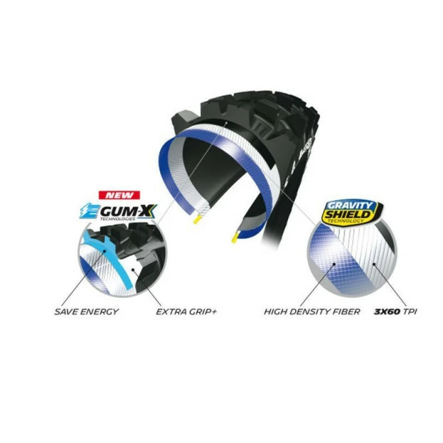 Pneu Michelin DH E-Wild Rear Tubeless Ready 27,5x2,60 - Noir 4 Pneu Michelin DH E-Wild Rear Tubeless Ready 27,5x2,60 - Noir – Image 2