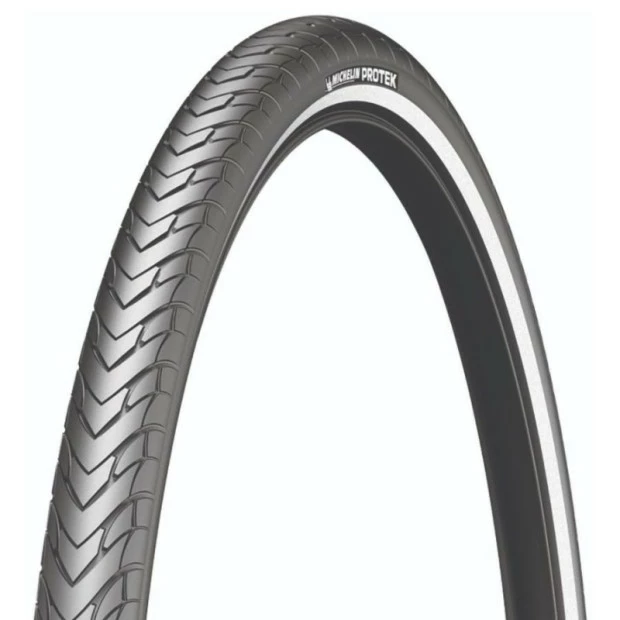 Pneu Ville Michelin Protek Tringles Rigides 27x1 1/4 (32-630) Noir Reflex 3 Pneu Ville Michelin Protek Tringles Rigides 27x1 1/4 (32-630) Noir Reflex
