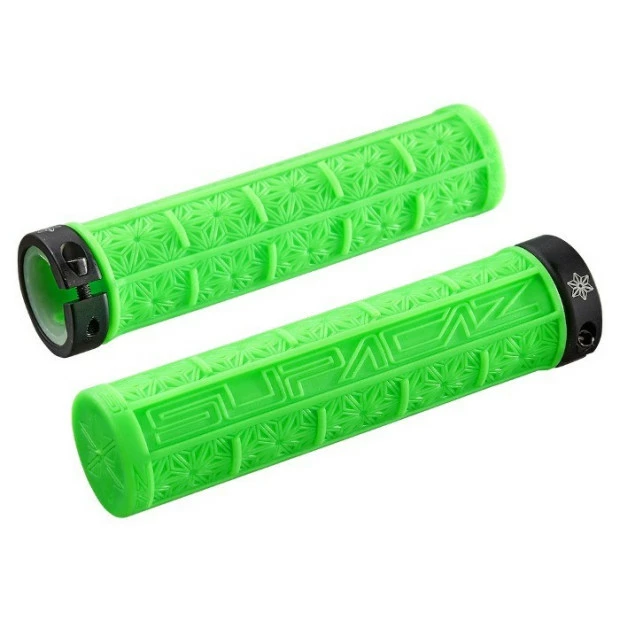 Poignées Supacaz Grizips Lock-on Vert 3 Poignées Supacaz Grizips Lock-on Vert