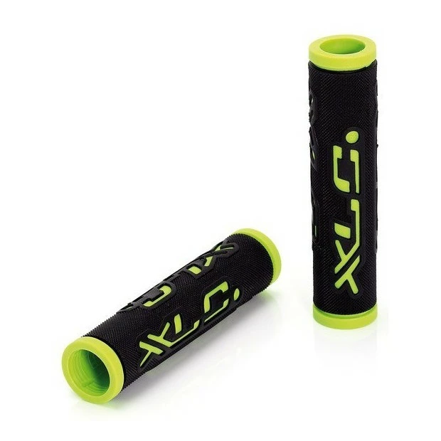 Poignées VTT XLC GR-G07 125mm Noir/Vert 3 Poignées VTT XLC GR-G07 125mm Noir/Vert