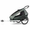 Remorque Enfant Monoplace Croozer Vaaya 1 Vert Kaki -VTT Petitprix remorque enfant monoplace croozer vaaya 1 vert kaki