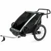 Remorque Enfant Thule Chariot Lite 2 Agave/Noir 1 Remorque Enfant Thule Chariot Lite 2 Agave/Noir -VTT Petitprix remorque enfant thule chariot lite 2 agave noir
