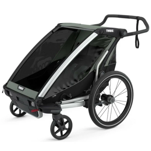 Remorque Enfant Thule Chariot Lite 2 Agave/Noir 5 Remorque Enfant Thule Chariot Lite 2 Agave/Noir – Image 3
